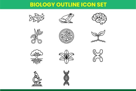 Biology Outline Icons: A Modern Tool for Science Communication
