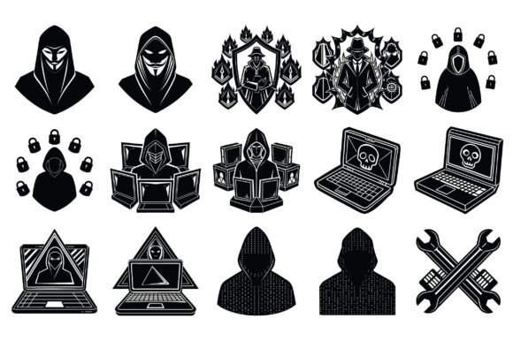 Computer Hacker Silhouette Vector: A Powerful Tool for Modern Designers