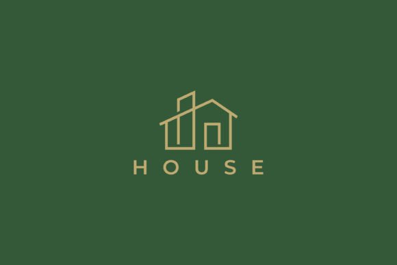 Revitalize Your Corporate Image with Modern Real Estate Logo House Architectural Design